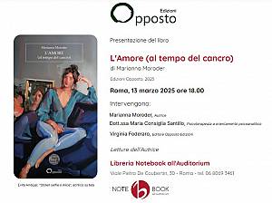 Presentazione libro l'amore (al tempo del cancro) di marianna moroder